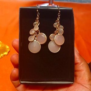 Pink and Gold Earings